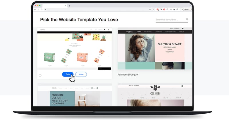 Wix CMS 主題模板