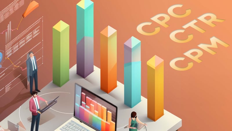 落廣告的CPM、CTR、CPC是什麼？太高太低如何改善？ featured image