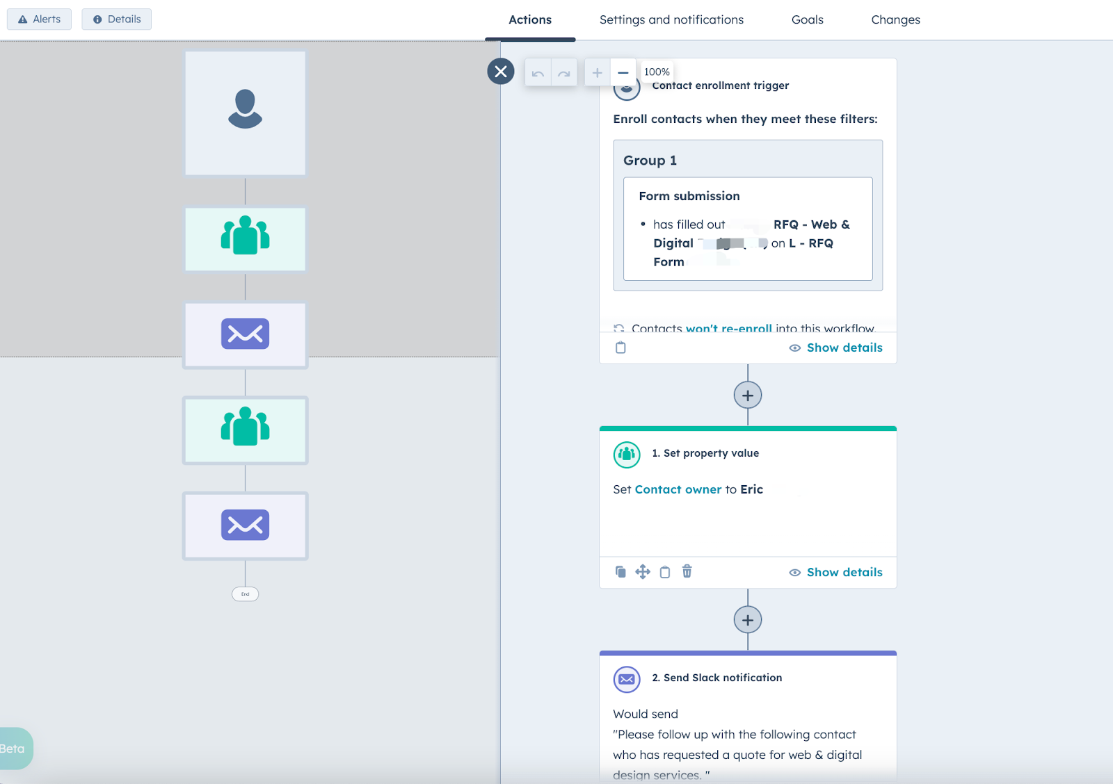 3 case_HubSpot_#1实施HubSpot工作流分配询盘