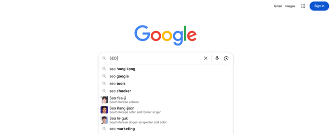 Google search